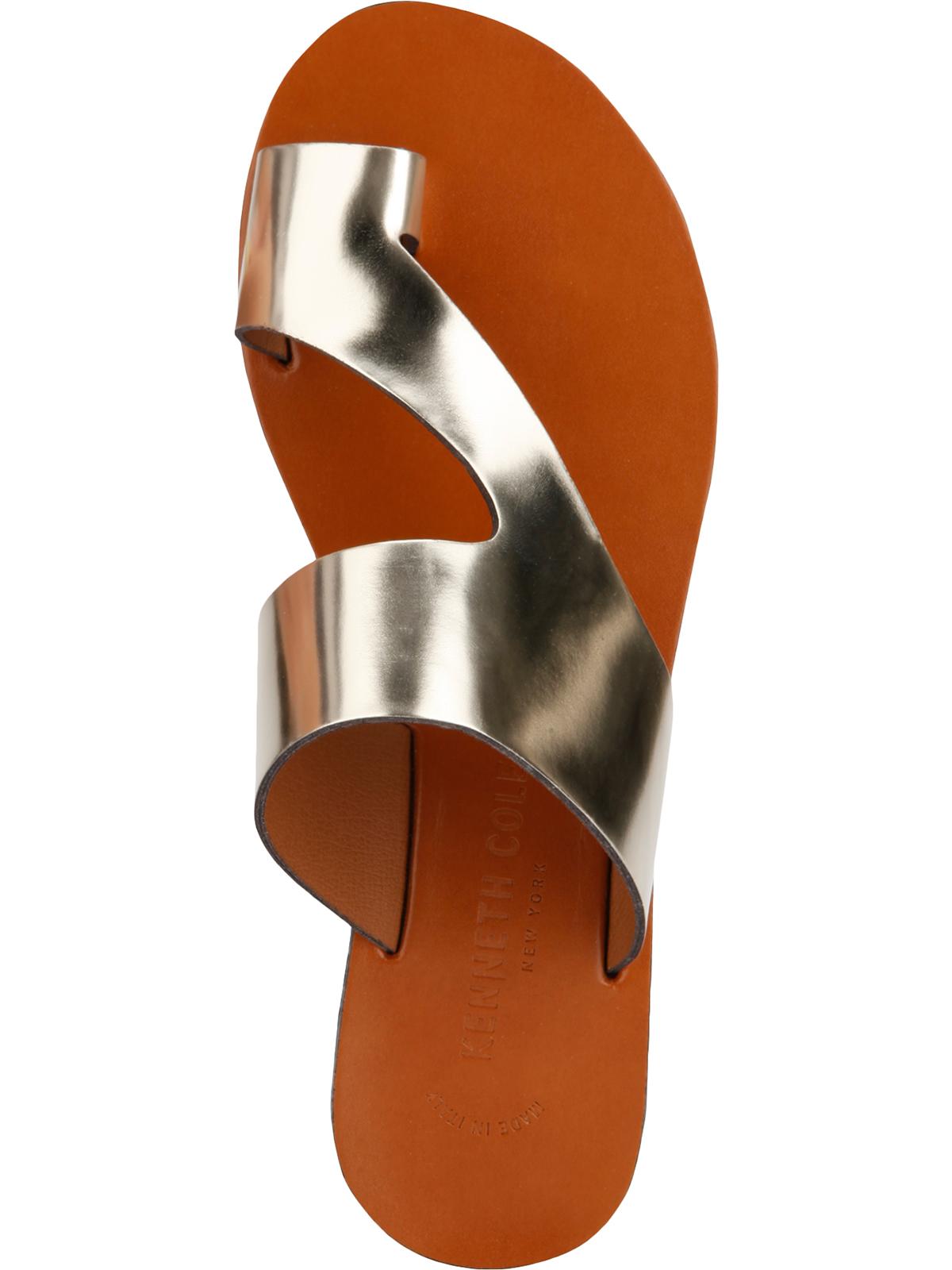 Sandália feminina Kenneth Cole New York Palm, ouro claro, 8,5 m