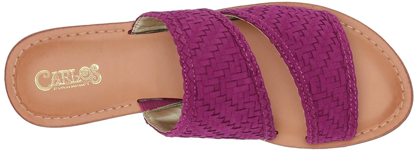 Sandália feminina Carlos by Carlos Santana Holly Slide, fúcsia, 8,5 m