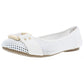 Dr. Scholl's Frankie Mesh Flat Feminino Branco Tamanho 7 M