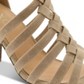 Sandália Basset Feminina Xoxo com Tiras, Marrom, Tamanho 7,5