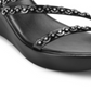 Callisto Shana Slip-on Plataforma com Tiras Pretas Tamanho 9 M