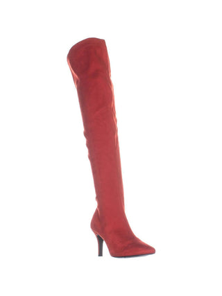 INC International Concepts Womens BRIELLAF Fabric Pointed, Red Lava, Size 6.5
