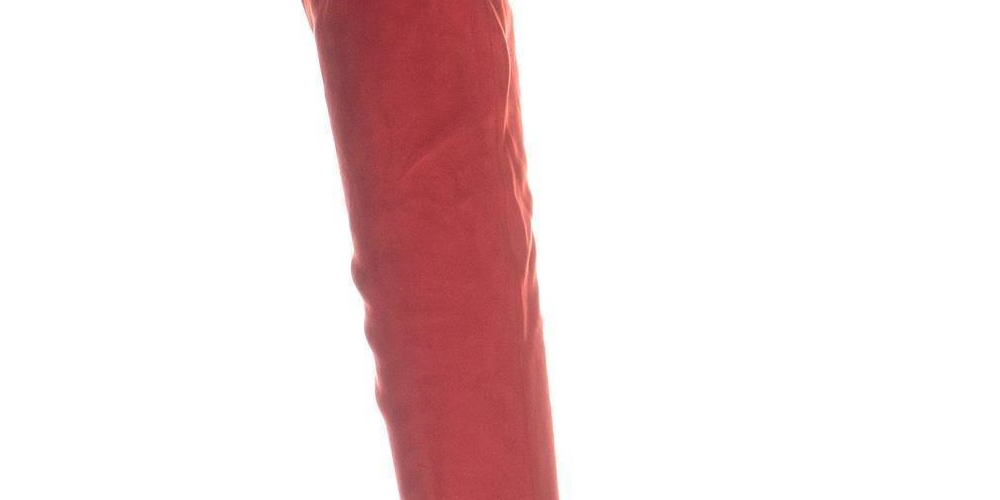 INC International Concepts Feminino BRIELLAF Tecido Pontudo, Lava Vermelha, Tamanho 6,5