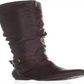 Sapatos de cano alto Fairfield Almond Toe femininos White Mountain, marrom, tamanho 7,5 M