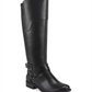 Botas femininas Haydin Leather bico redondo até o joelho, tamanho 8,5 M, G by Guess