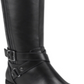 Botas femininas Haydin Leather bico redondo até o joelho, tamanho 8,5 M, G by Guess