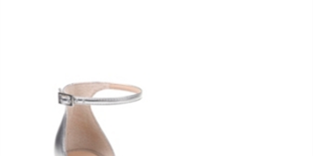 Sandálias Badgley Mischka Randy Ornamented Femininas Prateadas Tamanho 8M