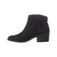 Botas de cano curto femininas White Mountain Uptown Block Heel, pretas, tamanho 9