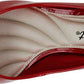 Sapatilhas femininas Easy Street Pointe Slip On Vermelhas Tamanho 8.5N