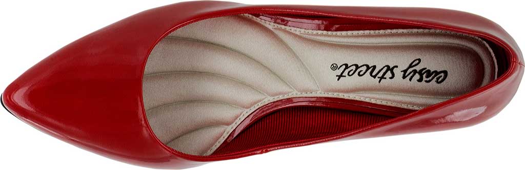 Sapatilhas femininas Easy Street Pointe Slip On Vermelhas Tamanho 8.5N
