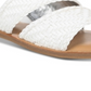 Carlos By Carlos Santana Holly Microsuede Woven Flats Feminino Branco Tamanho 7,5 M