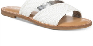Carlos By Carlos Santana Women's Holly Microsuede Woven Flats White Size 7.5 M