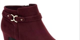 Botas sociais femininas Charter Club Pixxy roxas tamanho 6,5 M