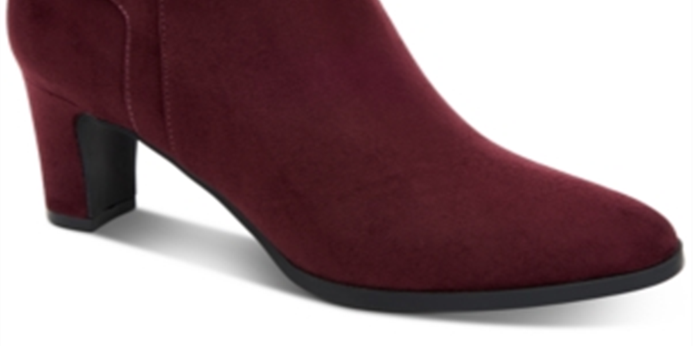 Botas sociais femininas Charter Club Pixxy roxas tamanho 6,5 M