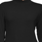 Blusa de gola falsa feminina Style &amp; Co, preta, tamanho pequeno