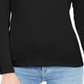 Blusa de gola falsa feminina Style &amp; Co, preta, tamanho pequeno