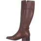 Tommy Hilfiger Merritt Botas de cano alto femininas, marrom, tamanho 6 M