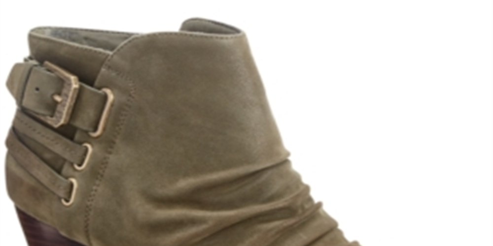 Botas BareTraps Reid Ankle Toe Redonda Femininas Verdes Tamanho 6,5 M