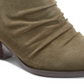 Botas BareTraps Reid Ankle Toe Redonda Femininas Verdes Tamanho 6,5 M