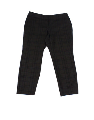 Calça skinny estampada Hollywood Plus da Alfani para mulheres, preta, tamanho 20W