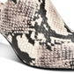 Alfani Floriss Block Heel Shooties Feminino Cobra Branco 8,5M