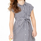 Vestido xadrez Charter Club Big Girl's Mommy &amp; Me, branco, tamanho pequeno