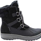 Botas Baretraps Danula Almond Toe para clima frio, pretas, tamanho 6,5 M