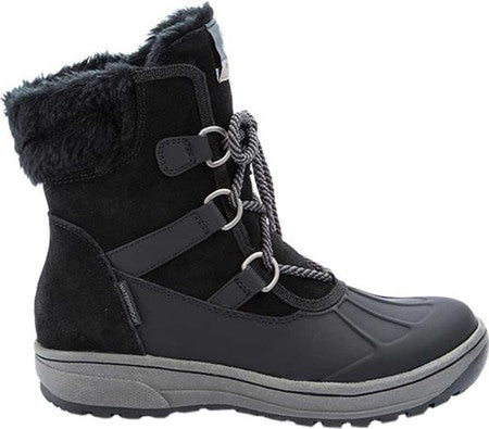 Botas Baretraps Danula Almond Toe para clima frio, pretas, tamanho 6,5 M