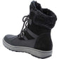 Botas Baretraps Danula Almond Toe para clima frio, pretas, tamanho 6,5 M