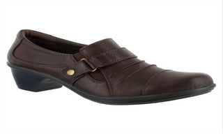 Easy Street Women's Mika Faux Leather Ankle Shooties Brown Size 9.5 Medium