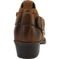 Botas femininas White Mountain Davenport de tecido bico fino, tamanho 6 M, marrom