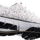 Tênis casual feminino Apex em malha de lã natural, cinza, tamanho 6,5W