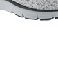 Tênis casual feminino Apex em malha de lã natural, cinza, tamanho 6,5W