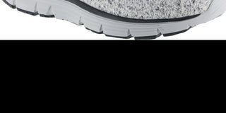 Tênis casual feminino Apex em malha de lã natural, cinza, tamanho 6,5W