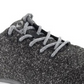 Tênis casual feminino Apex em malha de lã natural, cinza, tamanho 6,5W