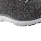 Tênis casual feminino Apex em malha de lã natural, cinza, tamanho 6,5W