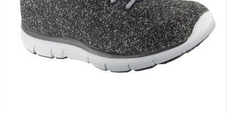 Tênis casual feminino Apex em malha de lã natural, cinza, tamanho 6,5W