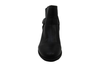 Botas femininas American Rag Milly Almond Toe na altura do tornozelo, pretas, tamanho 8,5 M