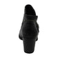 Botas femininas American Rag Milly Almond Toe na altura do tornozelo, pretas, tamanho 8,5 M