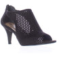Sandálias femininas perfuradas Helaine da Style &amp; Co, pretas, tamanho 7 M