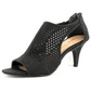 Sandálias femininas perfuradas Helaine da Style &amp; Co, pretas, tamanho 7 M