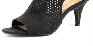 Sandálias femininas perfuradas Helaine da Style &amp; Co, pretas, tamanho 7 M