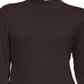 Blusa de gola falsa feminina Style &amp; Co, preta, tamanho pequeno
