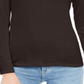 Blusa de gola falsa feminina Style &amp; Co, preta, tamanho pequeno