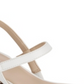 Sandália Maisie de couro feminina Kenneth Cole, branca, tamanho 5,5 M