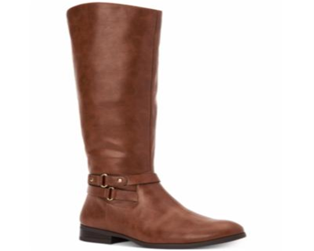 Botas femininas Kindell Wide Calf High, estilo &amp; Co, marrom, tamanho 10,5 MWC