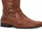 Botas femininas Kindell Wide Calf High, estilo &amp; Co, marrom, tamanho 10,5 MWC