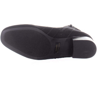 Botas femininas Charter Club Boniee de camurça sintética com zíper, pretas, tamanho 6 M