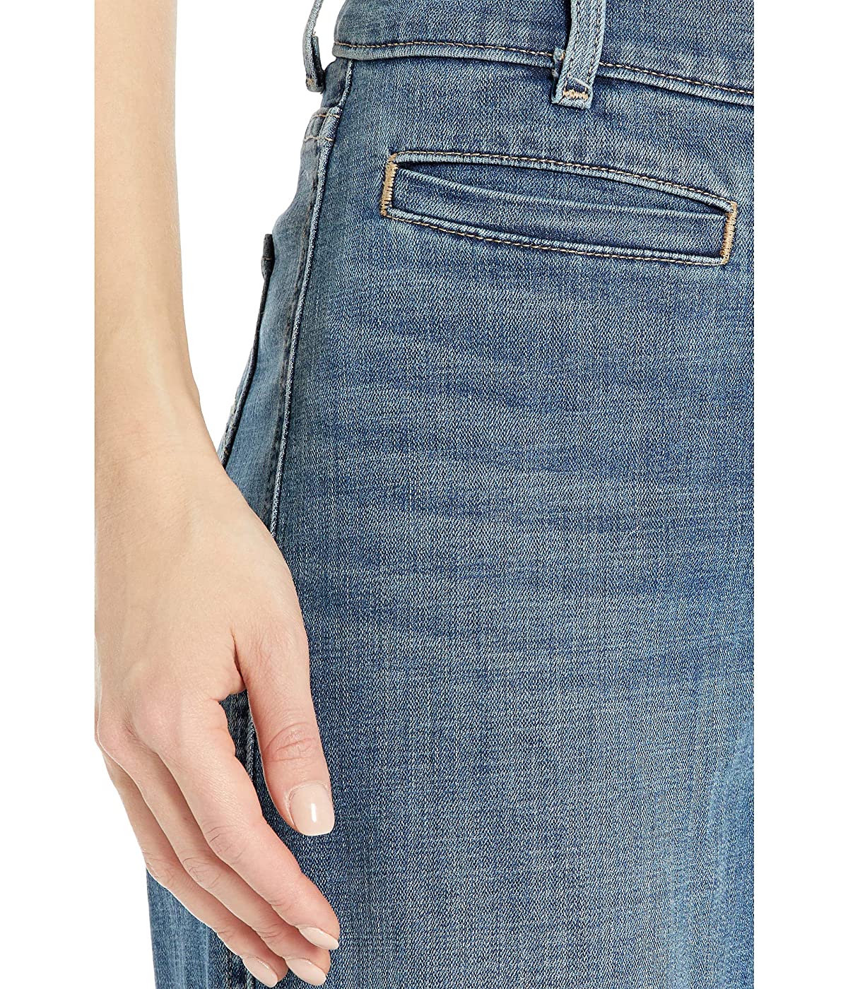 Calça curta Levi's Classic Wide Leg Feminina Azul Tamanho 16