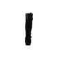 Botas femininas Baretraps Alysha de couro, bico fechado, cano alto, pretas, tamanho 5 M